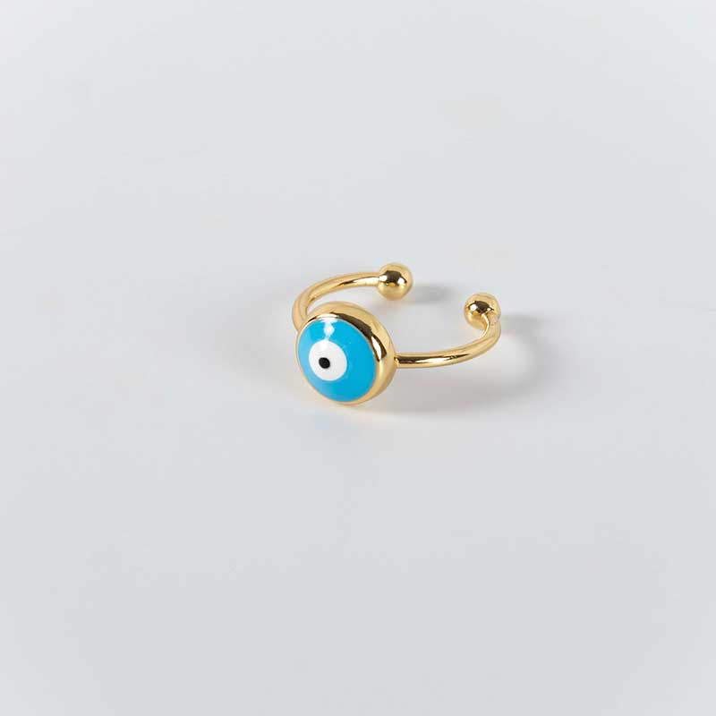 anillo turco azul claro leuk